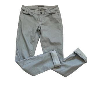 Prana Kara Skinny Stretch Low Rise Jeans Silver/Beige, Size 4/27